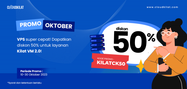 Promo 50% Oktober Kilat VM 2.0